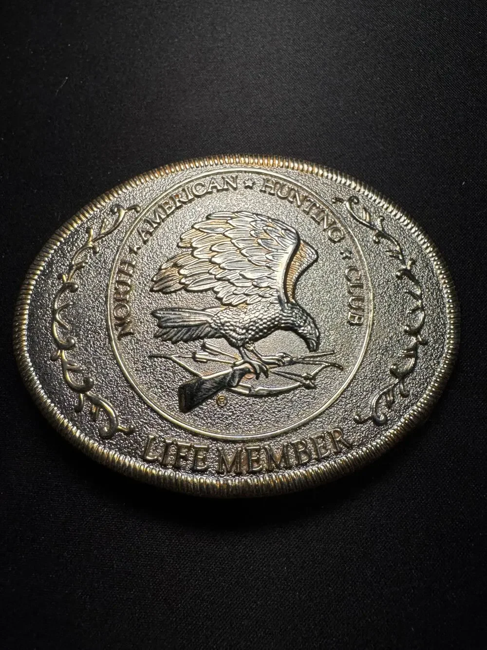 North American Hunting Club Life Member Belt Buckle